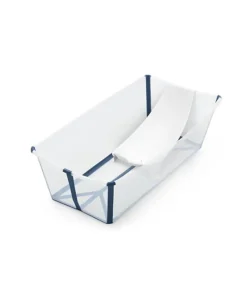 Stokke Flexi Bath Bundle Banheira XL - Transparente & Azul