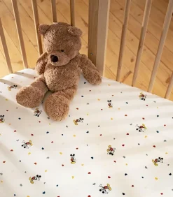 Stokke Lençol Ajustável para Berço Sleepi Mini - Mickey Celebration