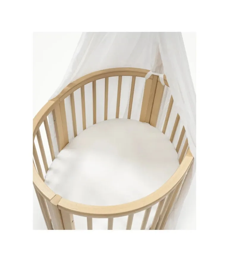 Stokke Lençol Ajustável para Berço Sleepi Mini - Branco OCS