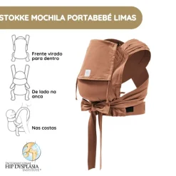 Stokke Mochila Portabebé Limas - Terracotta