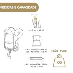 Stokke Mochila Portabebé Limas - Terracotta
