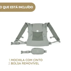 Stokke Mochila Portabebé Limas Mesh - Anthracite