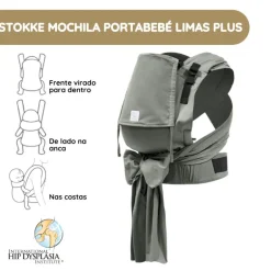 Stokke Mochila Portabebé Limas Plus - Glacier Green