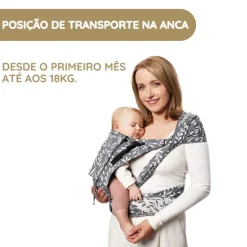 Stokke Mochila Portabebé Limas Plus - Floral Beige