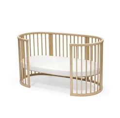 Stokke Sleepi Berço + Colchão + Lençol - Natural