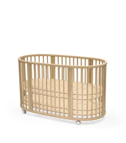Stokke Sleepi Berço + Colchão + Lençol - Natural