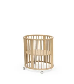 Stokke Sleepi Mini Berço + Colchão + Lençol - Natural