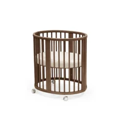 Stokke Sleepi Mini Berço + Colchão + Lençol - Warm Brown