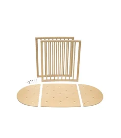 Stokke Sleepi Mini Berço + Extensão + Colchões + Lençóis - Natural