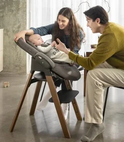 Stokke Steps Espreguiçadeira - Herringbone Grey / White Chassis