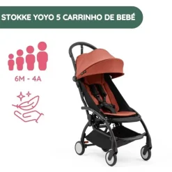 Stokke YOYO 5 Carrinho de Bebé - Berry