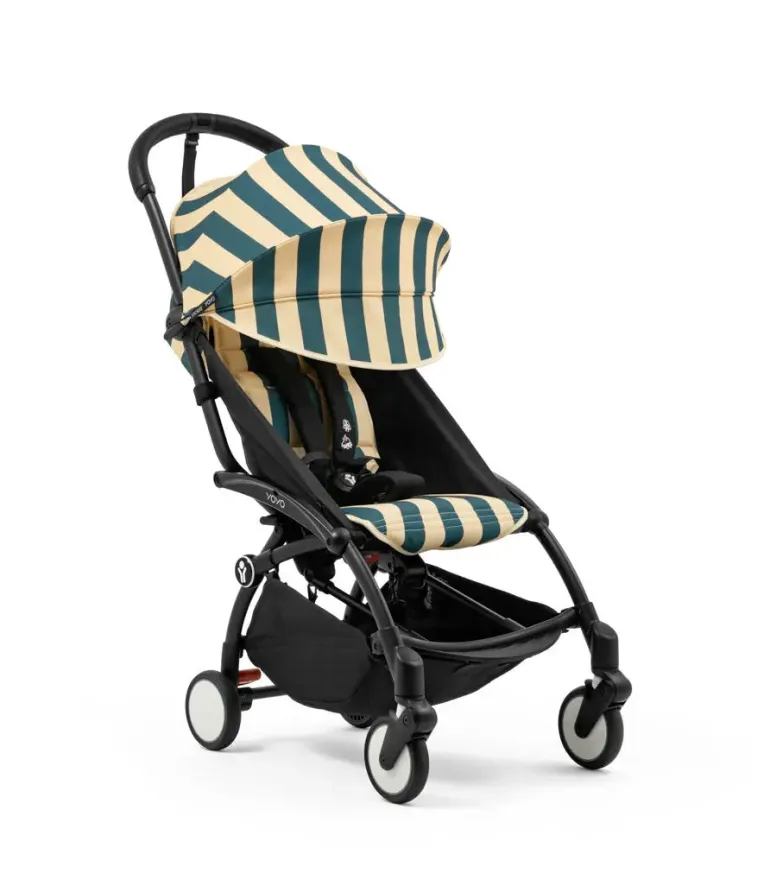 Stokke YOYO 3 Carrinho de Bebé - Black + Color Pack Monaco