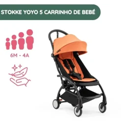 Stokke YOYO 5 Carrinho de Bebé - Peach