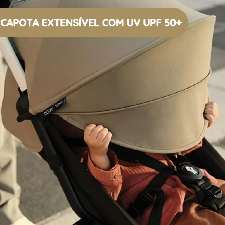Stokke YOYO 3 Carrinho de Bebé - White + Color Pack - Black