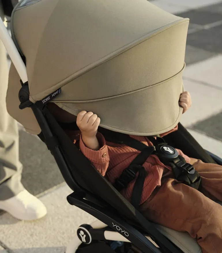 Stokke YOYO 3 Carrinho de Bebé - White + Color Pack - Black