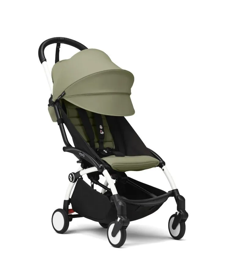Stokke YOYO 3 Carrinho de Bebé - White + Color Pack - Taupe