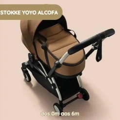 Stokke YOYO 3 Carrinho de Passeio - Black + Color Pack - Air France Blue