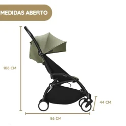 Stokke YOYO 3 Carrinho de Passeio - Black + Color Pack - Air France Blue