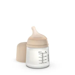 Suavinex Biberão Anticólicas Zero.Zero 120 ml - Fluxo Adaptável - Tom Claro