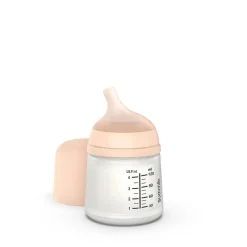 Suavinex Biberão Anticólicas Zero.Zero 120 ml - Fluxo Adaptável - Tom Muito Claro