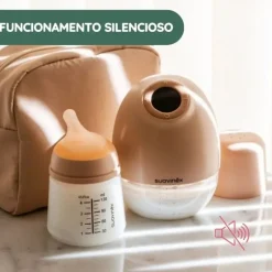 Suavinex Extrator de Leite Elétrico Mãos Livres SX Milkin + Biberão Zero.Zero 120 ml