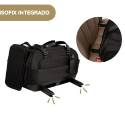 Tavo Dupree II Transportadora para Animais de Estimação com Isofix para Automóvel e Avião - Onyx