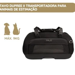 Tavo Dupree II Transportadora para Animais de Estimação com Isofix para Automóvel e Avião - Onyx