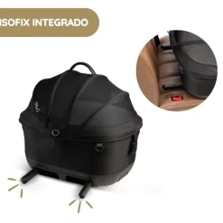 Tavo Maeve ISO5X Transportadora para Animais de Estimação com Isofix para Automóvel e Passeio - Onyx