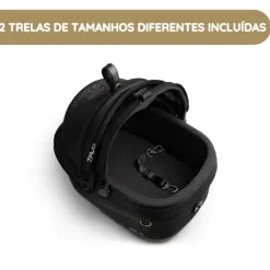 Tavo Maeve ISO5X Transportadora para Animais de Estimação com Isofix para Automóvel e Passeio - Onyx
