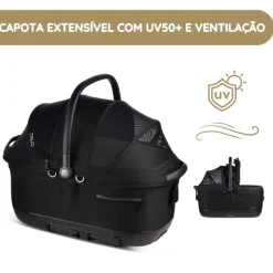 Tavo Maeve ISO6X Transportadora para Animais de Estimação com Isofix para Automóvel e Passeio - Merle
