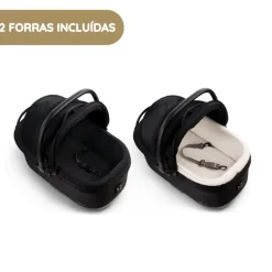 Tavo Maeve ISO6X Transportadora para Animais de Estimação com Isofix para Automóvel e Passeio - Onyx