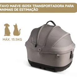 Tavo Maeve ISO5X Transportadora para Animais de Estimação com Isofix para Automóvel e Passeio - Merle