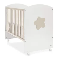 Trama Cama Cosleep Big Star - Branco/Terra Claro
