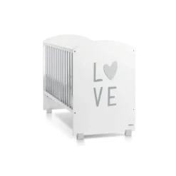 Trama Cama Cosleep Love - Branco Mate/Prata Mate