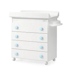 Trama Cómoda-Banheira Ecobow Branca com Azul