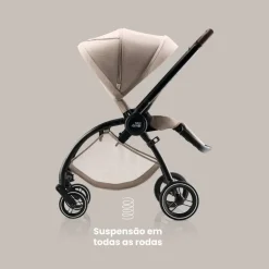 Trio Rio Carrinho de Bebé + Ovinho Baby-Safe Pro + Base Isofix Vario 5Z da Britax Römer - Style Carbon Black