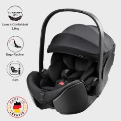 Trio Rio Carrinho de Bebé + Ovinho Baby-Safe Pro + Base Isofix Vario 5Z da Britax Römer - Style Carbon Black