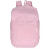 Tutete Mochila Grande em Tecido - Dots Pink