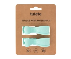 Tutete Pinças para Fraldas 2 Uni. - Menta