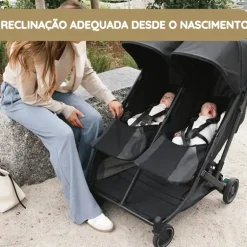 UPPAbaby Minu Duo Carrinho de Gémeos - Greyson