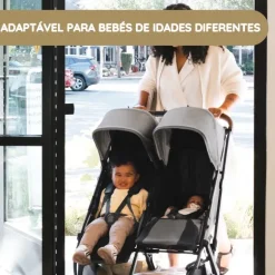 UPPAbaby Minu Duo Carrinho de Gémeos - Greyson