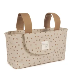 Walking Mum Bolsa Organizadora Poppy Hearts - Canela