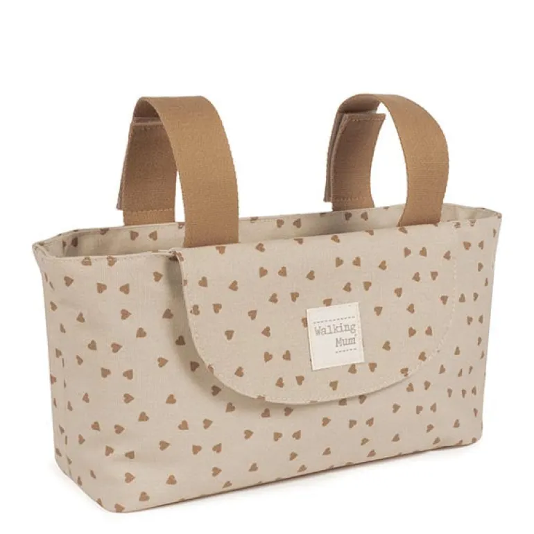 Walking Mum Bolsa Organizadora Poppy Hearts - Canela