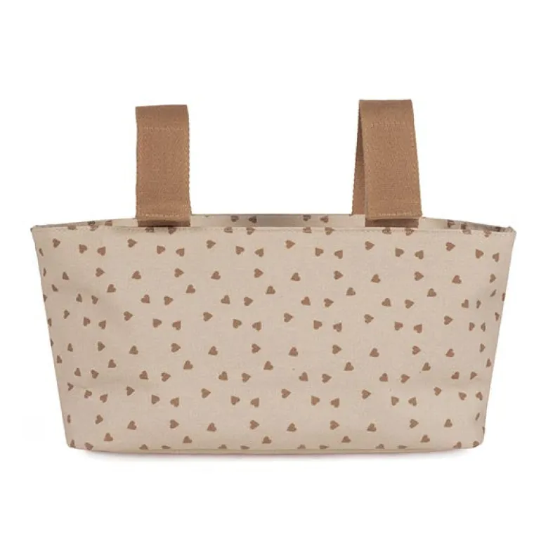 Walking Mum Bolsa Organizadora Poppy Hearts - Canela