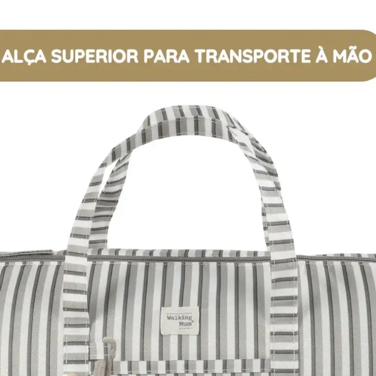 Walking Mum Bolsa Weekend Botton Rayas