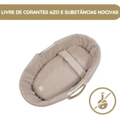 Walking Mum Conjunto de Alcofa Praliné Vichy/Rayas TOG 2,5 - Moka
