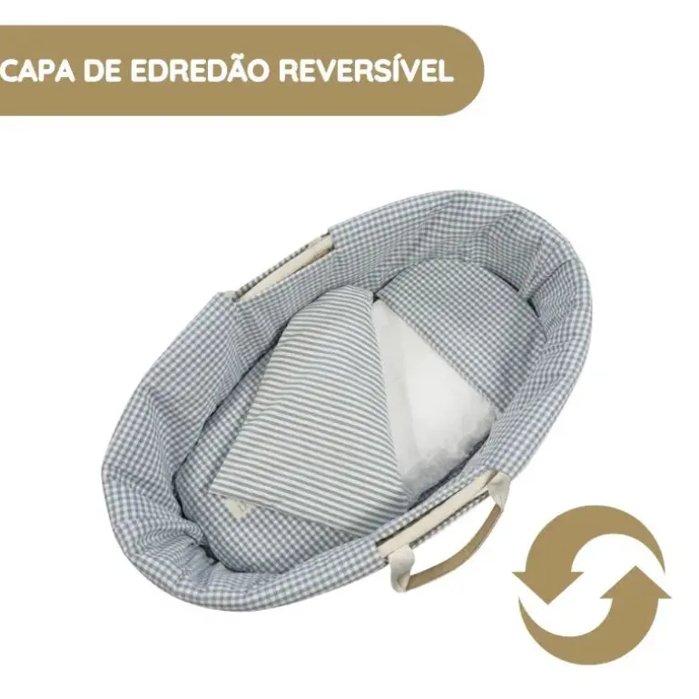 Walking Mum Conjunto de Alcofa Praliné Vichy/Rayas TOG 2,5 - Matcha