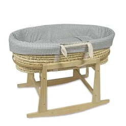 Walking Mum Conjunto de Alcofa Praliné Vichy/Rayas TOG 2,5 - Matcha