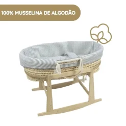 Walking Mum Conjunto de Alcofa Praliné Vichy/Rayas TOG 2,5 - Matcha