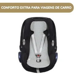 Walking Mum Forra para Cadeira Auto Praliné Vichy - Matcha